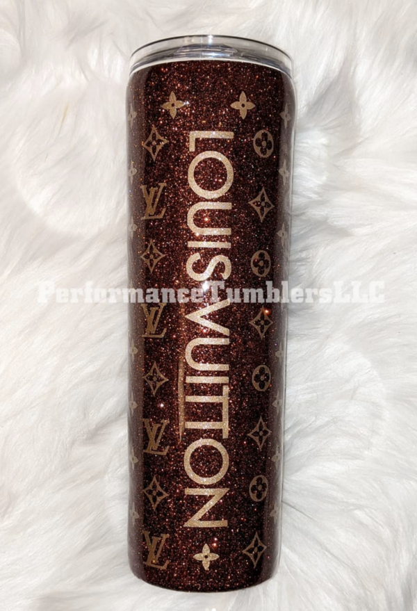 Brown LV Inspired Tumbler-30oz